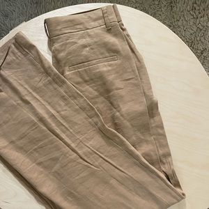 Zara long trousers in tan